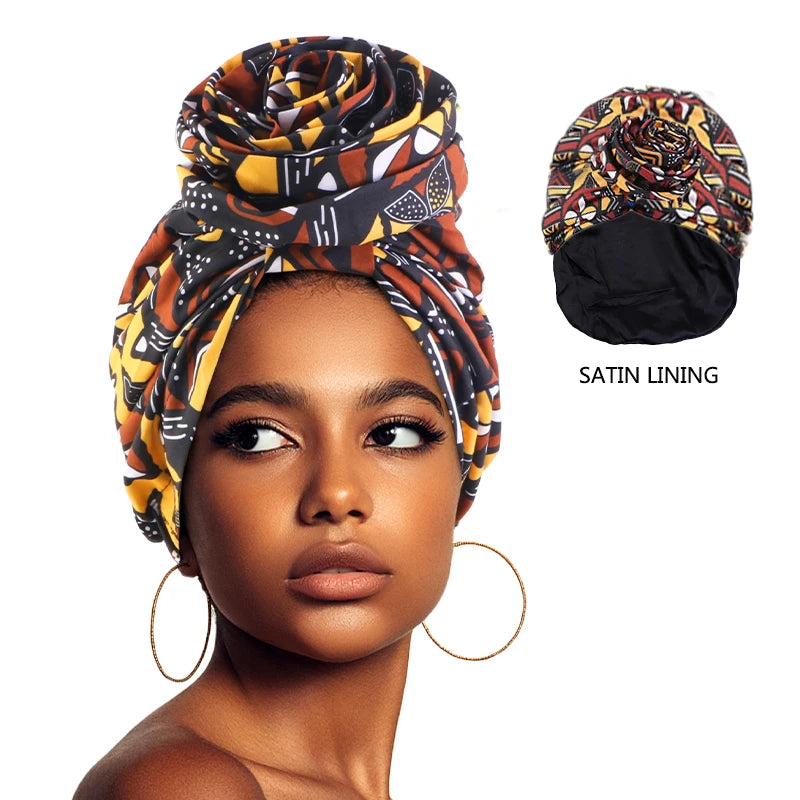 Colorful African Print Head Wrap for Women - Perfect for Weddings, Parties, and Everyday Wear!